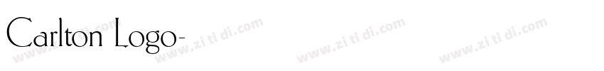 Carlton Logo字体转换